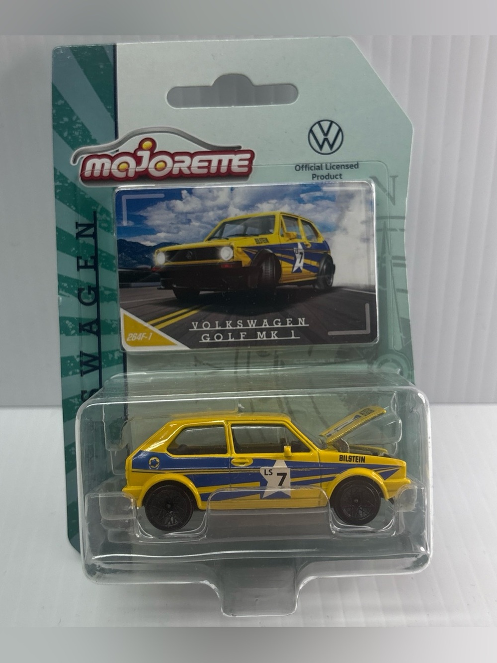 MAJORETTE Volkswagen VW Golf Mk1 GTI (1/64* Premium Edition - Yellow) D72
